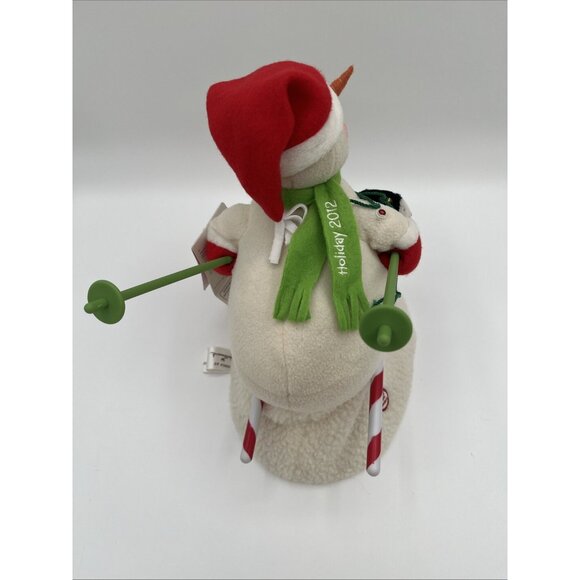 Christmas Hallmark Jingle Pals Swooshin 2012 Musical Skiing Snowman W/tag Work - Picture 6 of 15